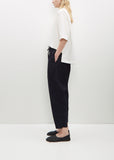 Tippy Cotton-Linen Pant — Navy