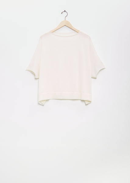 トップス plage Plain Knit T SHRUNKEN T-SHIRT - OAT MELANGE | COS