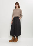 Angus Lightweight Cashmere Sweater — Taupe Melange