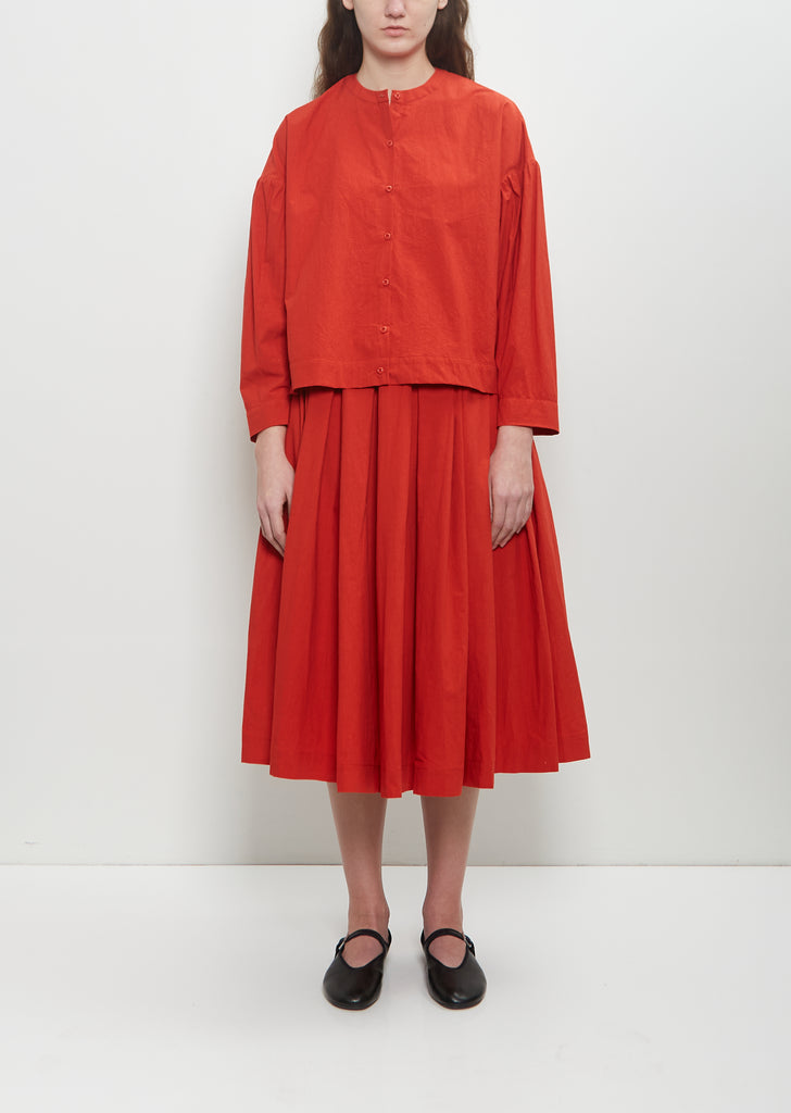 Cotton Poplin Solange Skirt