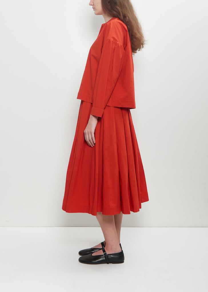 Cotton Poplin Solange Skirt