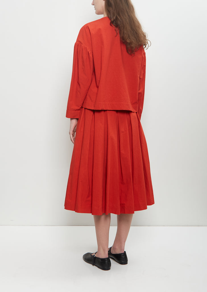 Cotton Poplin Solange Skirt