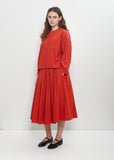 Cotton Poplin Solange Skirt