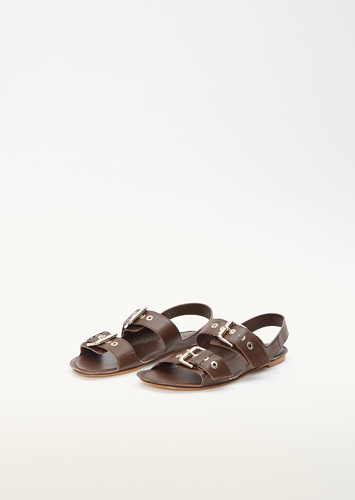Double Buckle Sandal