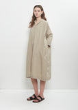 Tissue Cotton Vareuse Dress — Stone