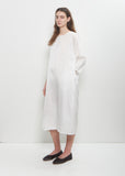Silk Cotton Simple T-Dress