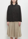 Cotton Canvas Over Shirt Jacket — Brown