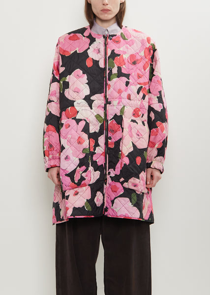 Sungjin Recycled Poly Reversible Cape — Pink / Black – La Garçonne