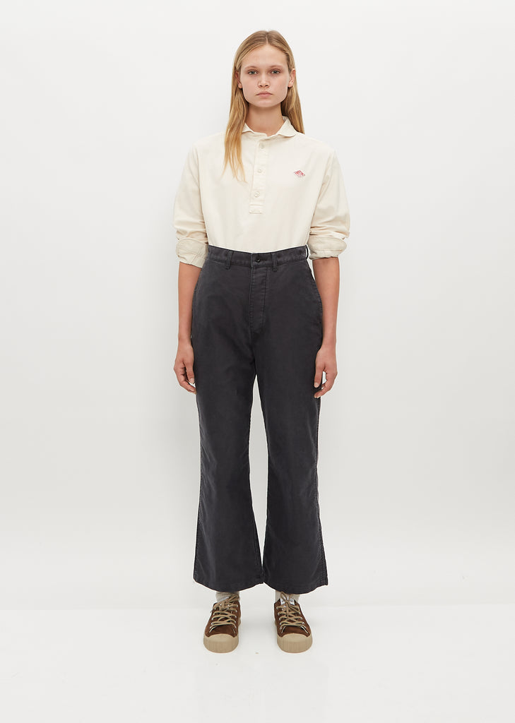 French Cotton Pants — Black