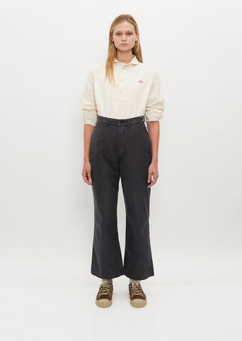 French Cotton Pants — Black