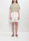 Cotton Canvas Shorts — Milk