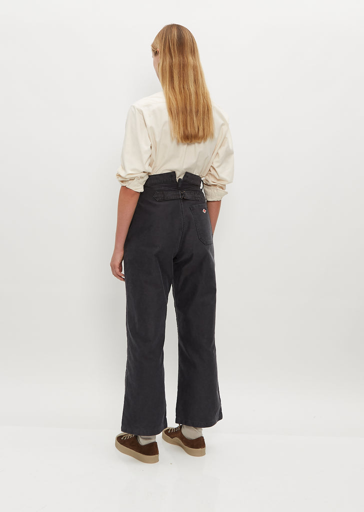 French Cotton Pants — Black
