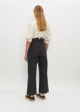 French Cotton Pants — Black