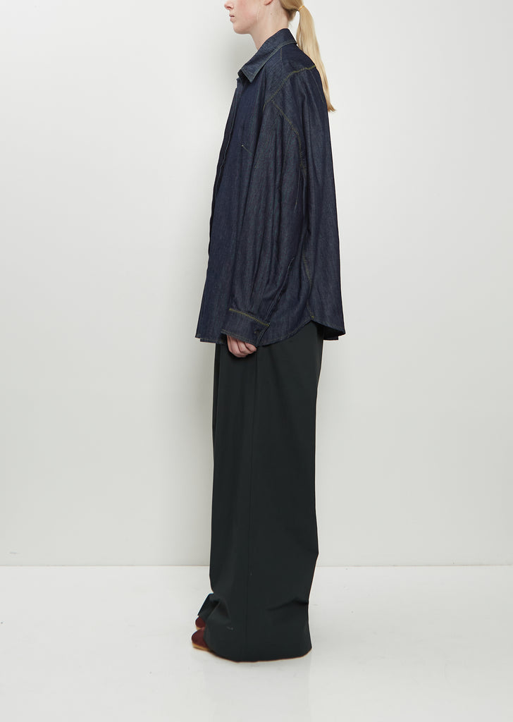 Camis Bis Cotton Denim Shirt