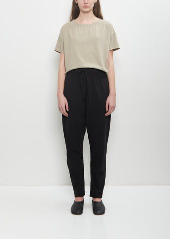 Heavy Cotton Pantalone New Basic — Black