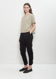 Heavy Cotton Pantalone New Basic — Black