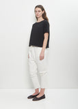 Heavy Cotton Pantalone New Basic — Milk