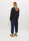 Inner Down Crewneck Jacket — Black