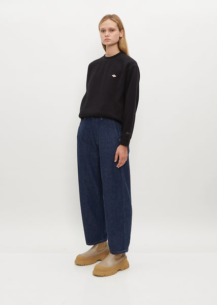 Cotton Twill Easy Pants — Indigo – La Garçonne