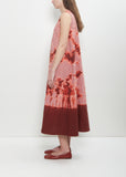 Cotton Gingham Check Sleeveless Dress
