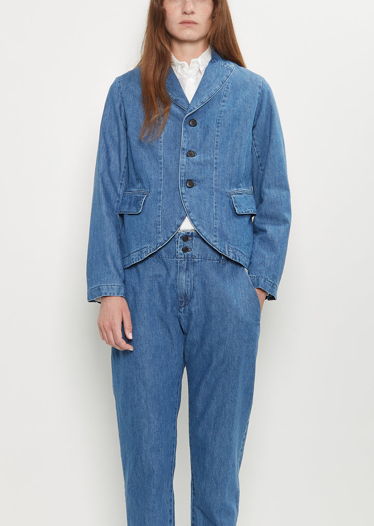 Natural Denim Tailored Jacket