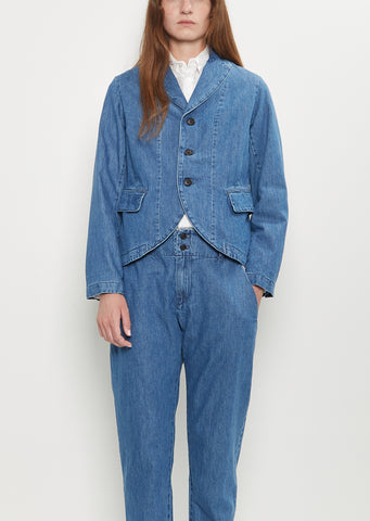 Natural Denim Tailored Jacket