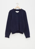 V Neck Sweater — Navy