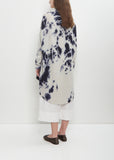 Cashmere Seamless Upside Down Cape — Light Grey