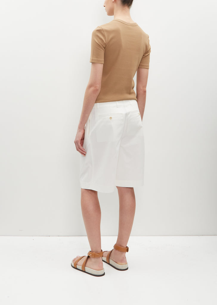 Classic Rib Tee — Caramel