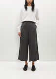 Flat Front Linen Culotte