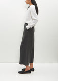 Flat Front Linen Culotte
