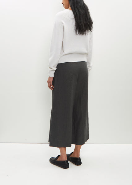 Relaxed Pull On Cotton-Silk Trouser – La Garçonne