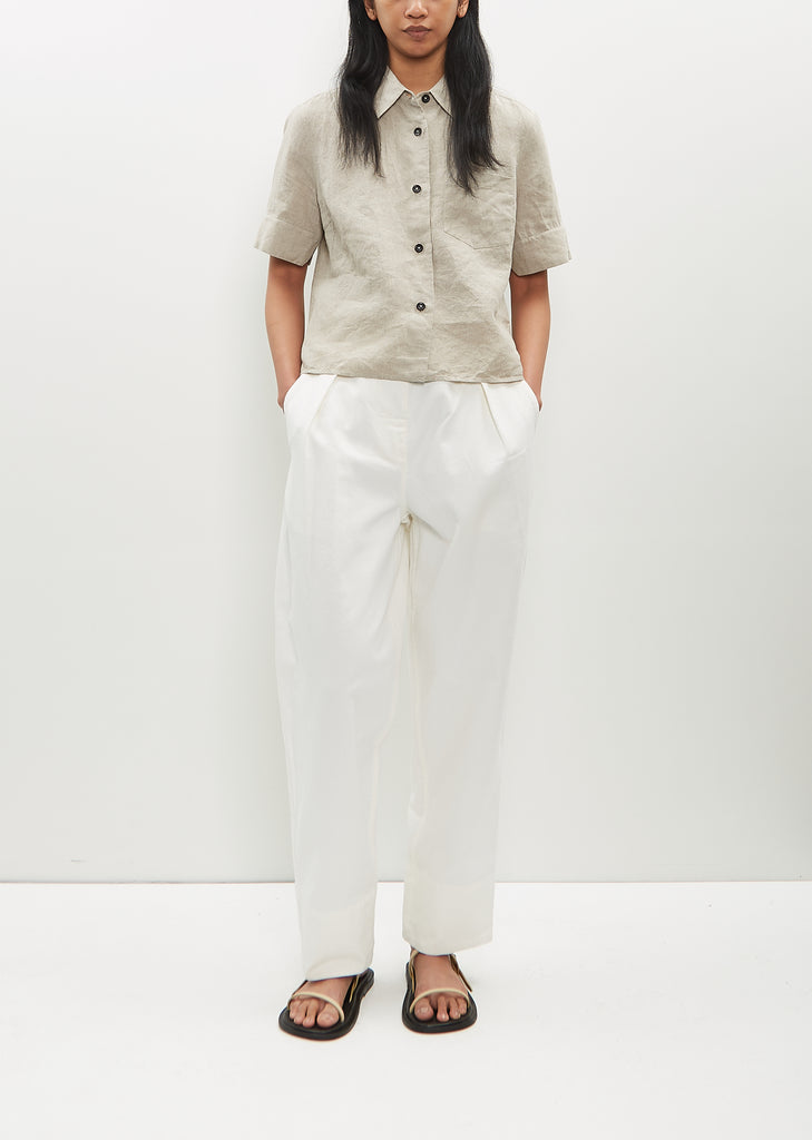 Cuff Small Linen Shirt
