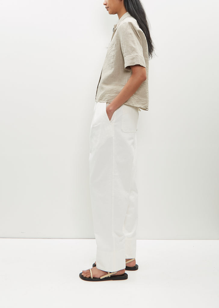 Cuff Small Linen Shirt