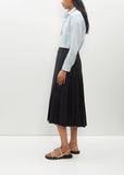 Flat Front Wool-Blend Kilt