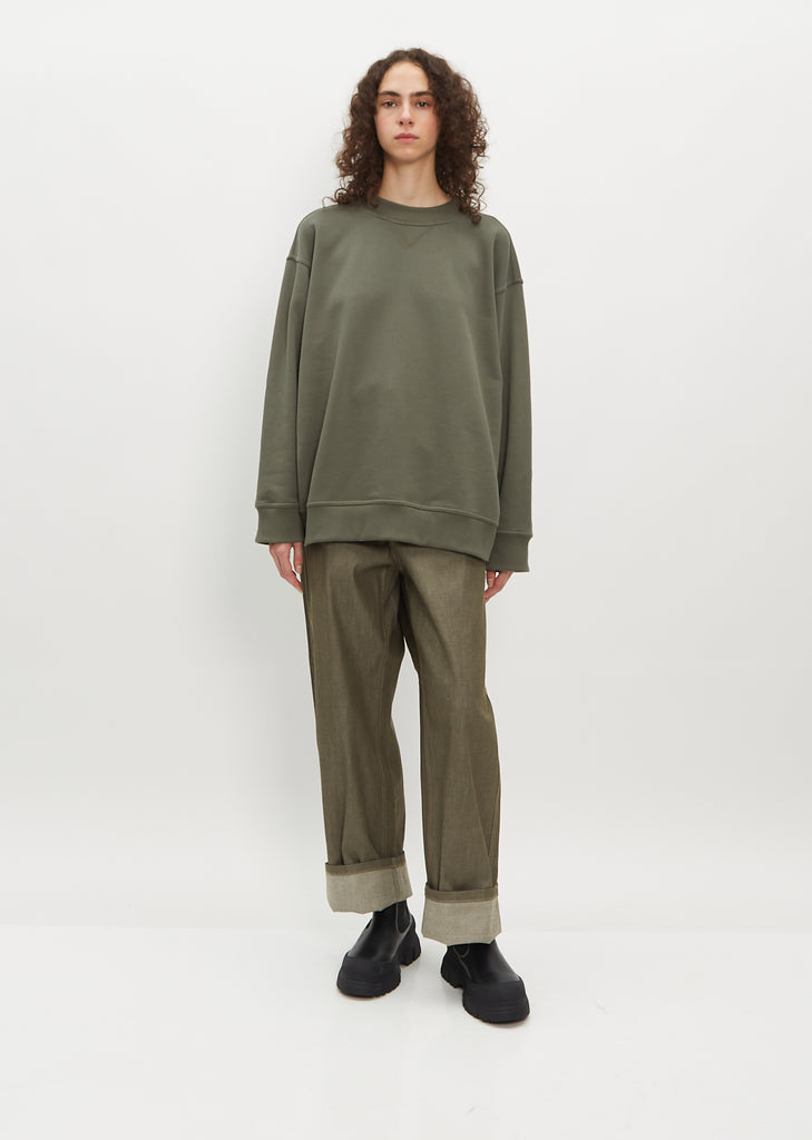Taste Long Sleeve Sweatshirt - Khaki