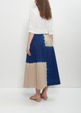 Cotton Broad Flare Skirt