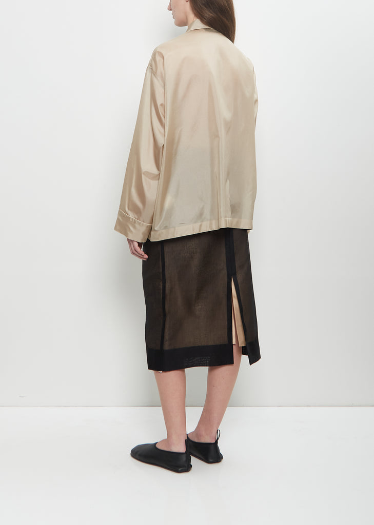 Silk Pajama Overshirt