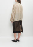 Silk Pajama Overshirt
