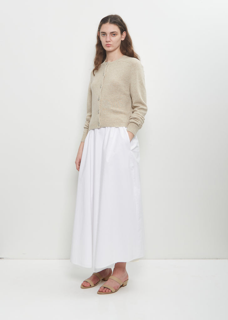 Cashmere Wool Bow Cardigan