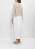 Cashmere Wool Bow Cardigan