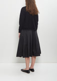Cashmere Seamless Short Cardigan — Black