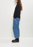 Wool Gauze Turtleneck Pullover