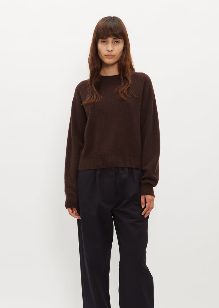 Short Classic Crew Neck Sweater