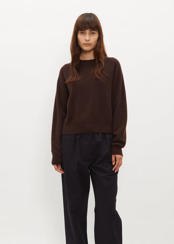Short Classic Crew Neck Sweater