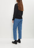 Wool Gauze Turtleneck Pullover