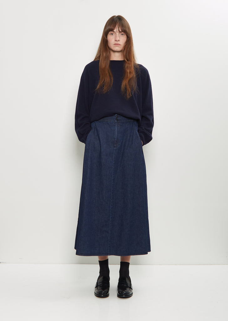 Airy Wool Crew Neck Pullover