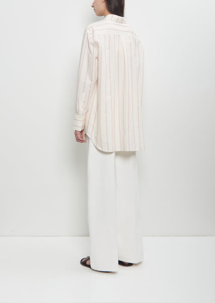 Tシャツ・カットソー THE ANDAMANE SS25 'Viola' blouse (T170941CTNP229 GREIGE) T170901CTNL011876_3.jpg?v=