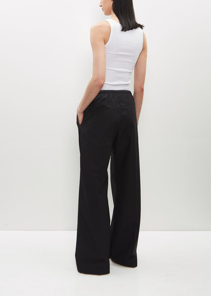 パンツ TOTEME Woman Pants Black 251WRB4483FB0344 001 Cuff-slit trousers black – TOTEME