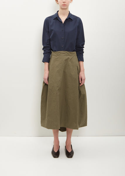 ◆2000Archives◆ AVA LAYERED SKIRTPANTS MELANGE GREY 2A25D2P LAYERED SKIRT PANTS (GREY-NAVY) - 2000 Archives